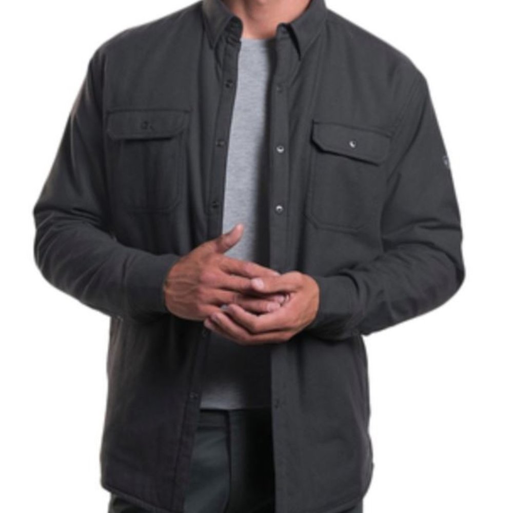 Kuhl Joyrydr lined shirt jacket, Charcoal, Men's L